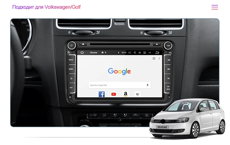 Isudar Два Din Автомобильный мультимедийный плеер Android 9 авто радио для Skoda/Seat/Volkswagen/VW/Passat b7/POLO/GOLF 5 6 DVD gps 4 ядра