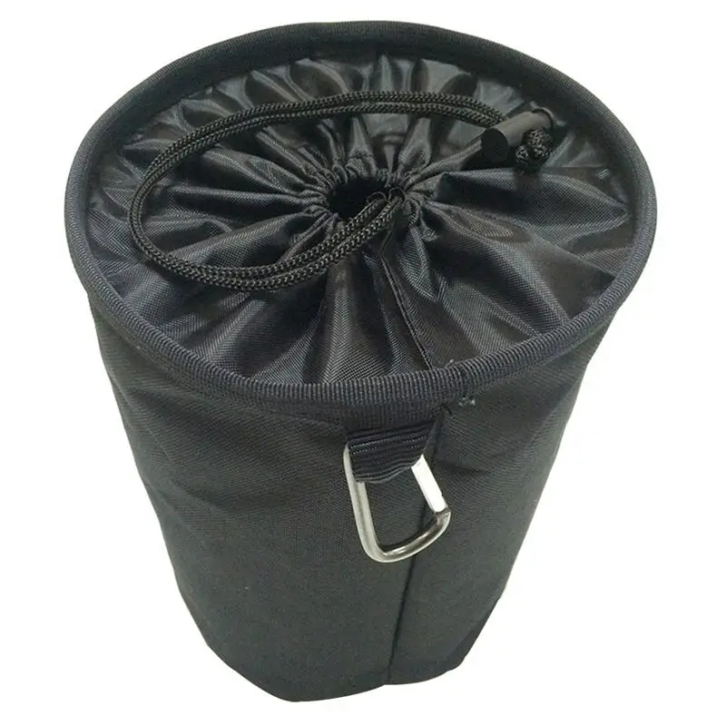 

Multifunctional Large Peg Bag Clothes Pin Sack Laundry Storage Container with Hanging Hook (Black)