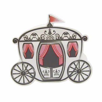 

(50 pieces/pack) Cinderella Enchanted Carriage Wedding Candy Box Baby First Birthday Baptism Return Gift Boxes B059