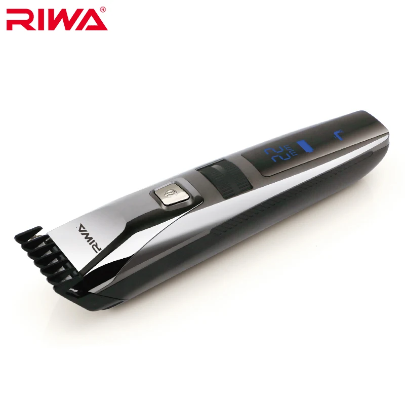 Preise RIWA Wasserdichte Haar Trimmer LCD Display männer Haar Clipper Wiederaufladbare One Stück Bj in Kamm Design Haarschnitt Maschine k3