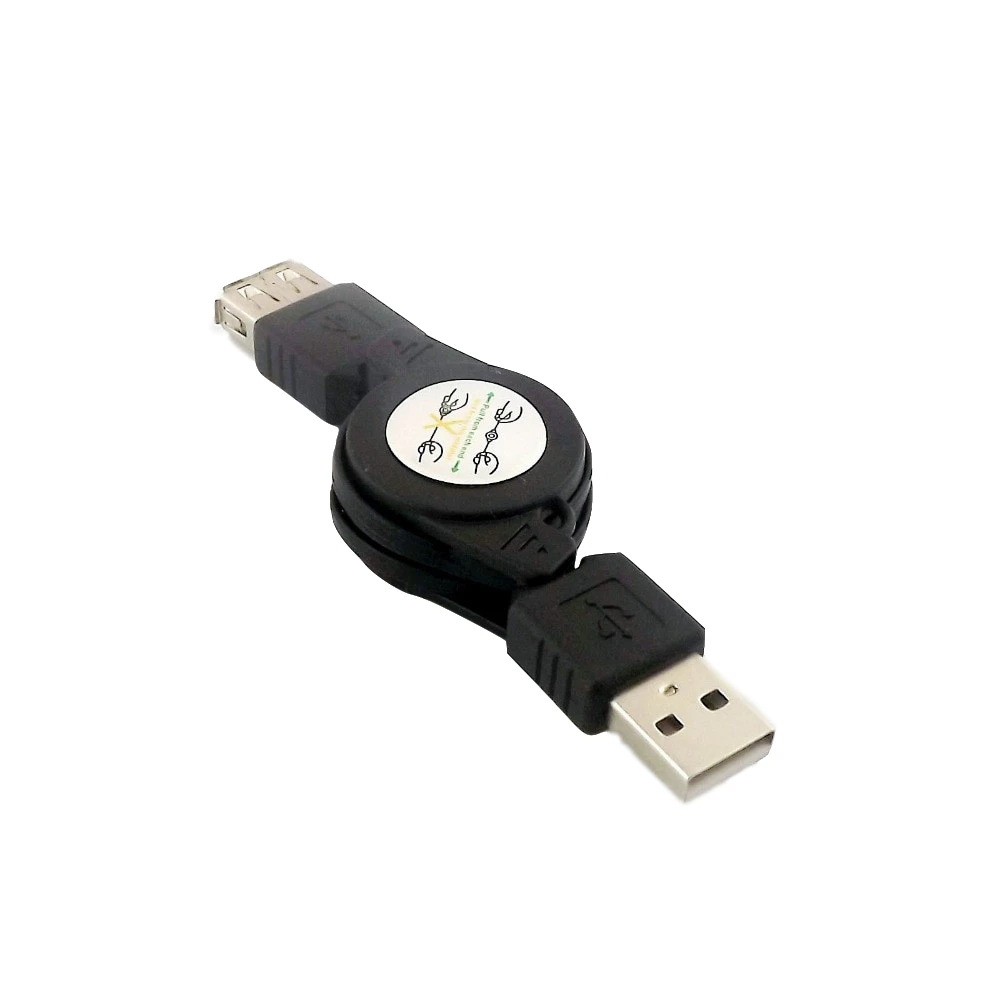 20 шт USB 2,0 мужчина к USB 2,0 гнездовой разъем Мужской к женскому порту удлинитель выдвижной Соединительный шнур