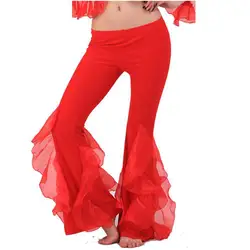 Женские леггинсы для танцев танца трико для танца живота брюки с этническим рисунком юбка для танца живота для взрослых Dancwear женские