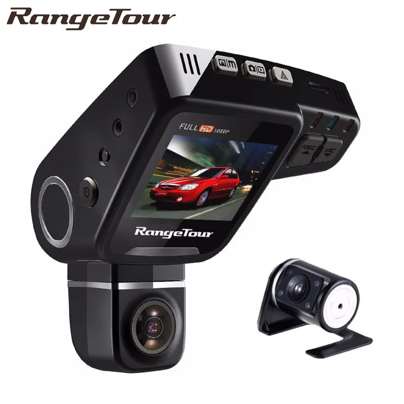 Range Tour C10s Plus Dual Lens Car DVR Dashboard Camera Full HD 1080P Dash Cam Night Vision 2 Inch LCD Video Recroder Camcorder