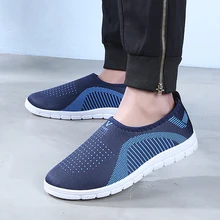 PUAMSS/прогулочная обувь; летняя сетчатая Мужская Спортивная обувь; хлопковая модная мужская обувь на плоской подошве; Прогулочные кроссовки; Zapatos De Hombre