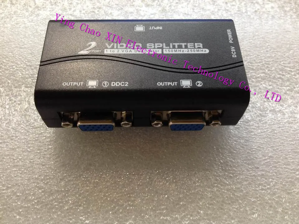 2 шт. Дубликатор видеосигналов VGA 250 МГц 1 порта|2 port|vga splitter port2 port vga |