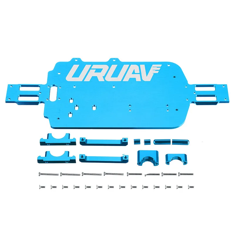 URUAV WLtoys обновление Металлическое шасси для A949 A959B A969 A979 K929 RC части автомобиля - Цвет: Sky Blue