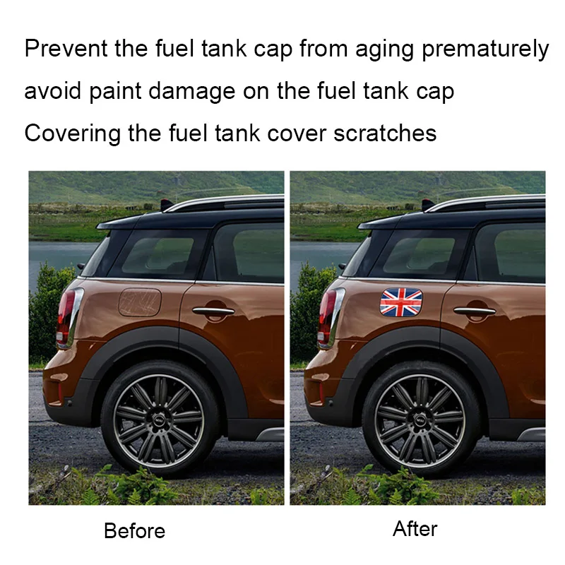 Union Jack Car Fuel Tank Cap Covers
