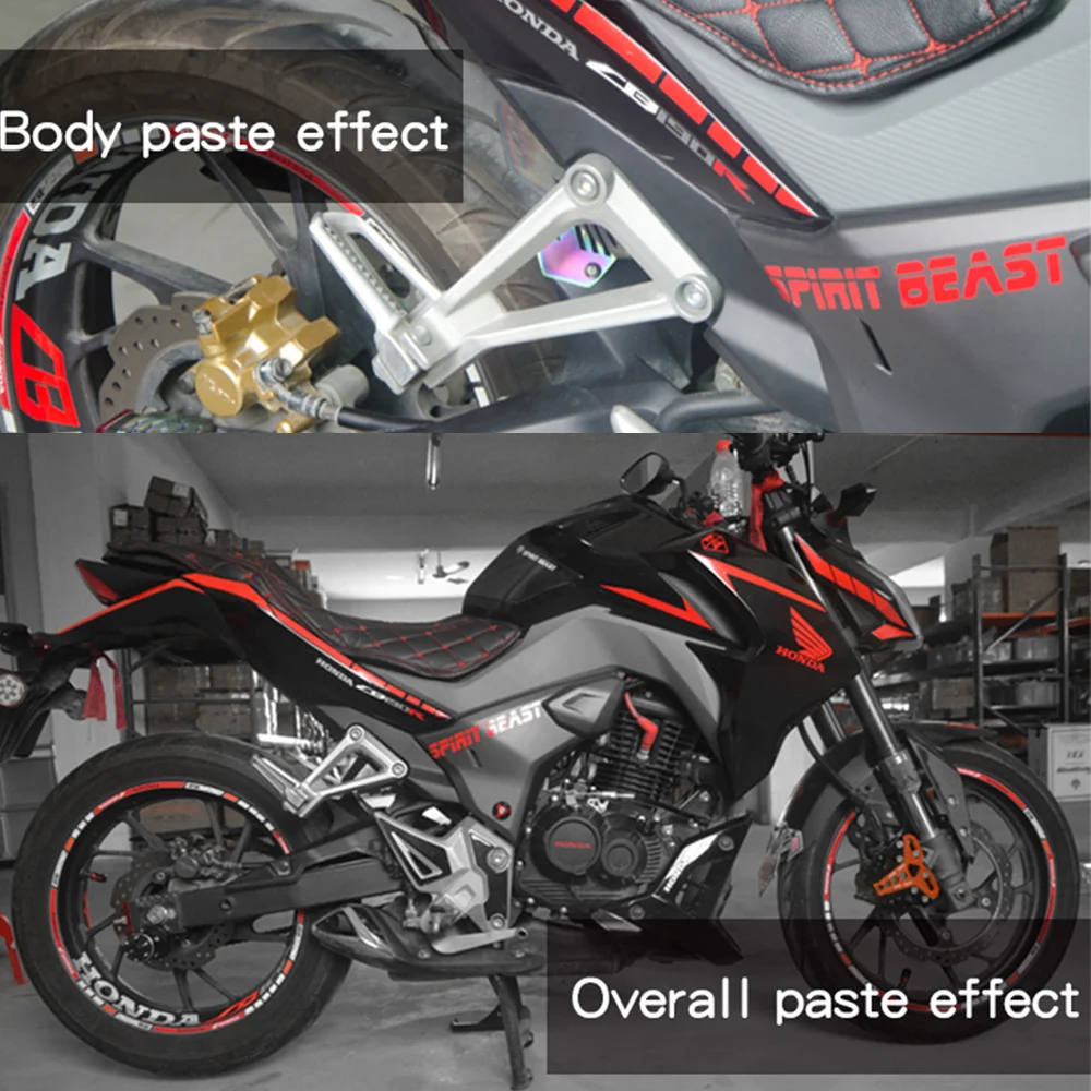 SPIRIT BEAST мотоциклетные наклейки и наклейки для HONDA CB190R Водонепроницаемые Светоотражающие Мотоциклетные аксессуары для мотокросса