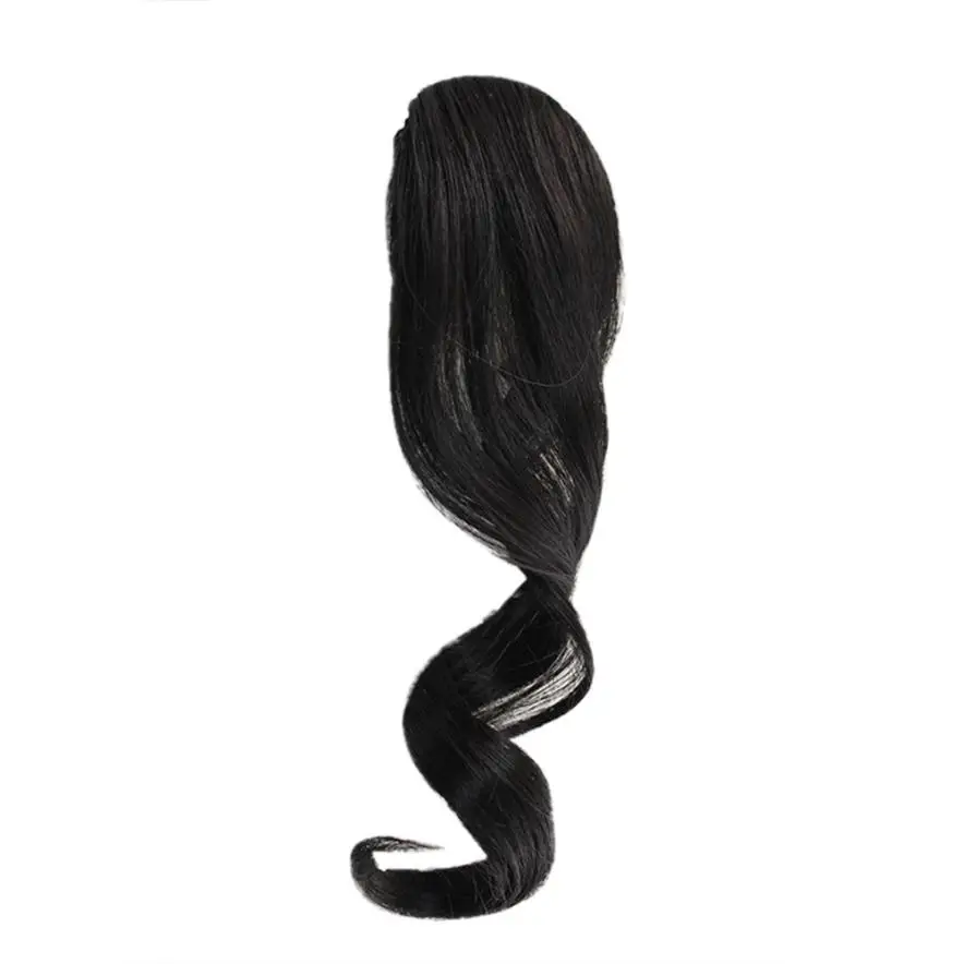 1 шт для женщин 22 см красивые девушки на зажиме спереди волосы короткая челка наращивание волос 2U1030 - Цвет: black brown