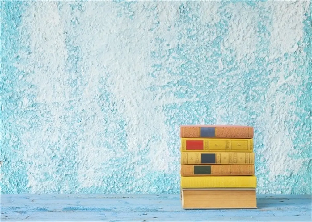 Фон для фотосъемки с Рождеством абстрактные размытые настенные книги винтажный