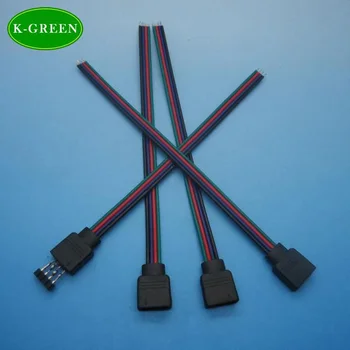 

50X 4pin female 5050 RGB LED strip connector free shipping