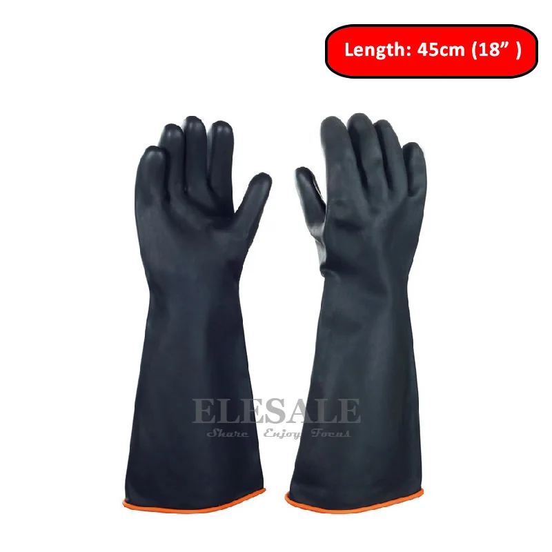 1 пара перчатки из латекса 14 22 дюйма|industrial work gloves|chemical resistant gloveswork gloves |
