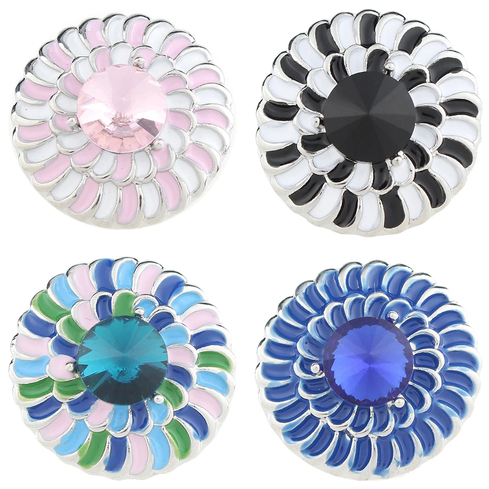 

JaynaLee 20mm Crystal Snap Pops Fit Ginger Snaps Interchangeable Jewelry for women men gifts GJL0112