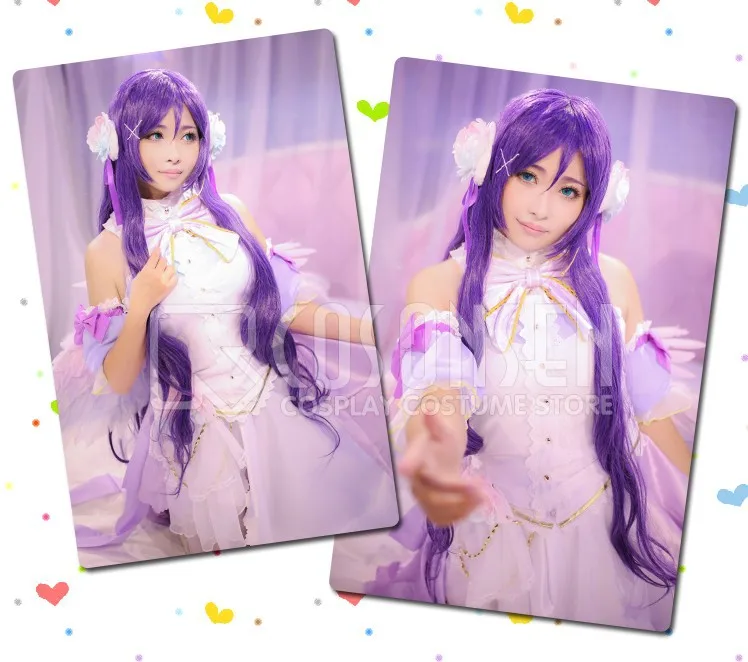 COSPLAYONSEN Love Live! Белый день Святого Валентина Пробуждение платье Nozomi Tojo Косплей Костюм Любой размер на заказ