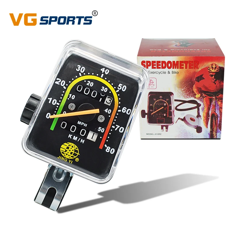 retro analog bicycle speedometer