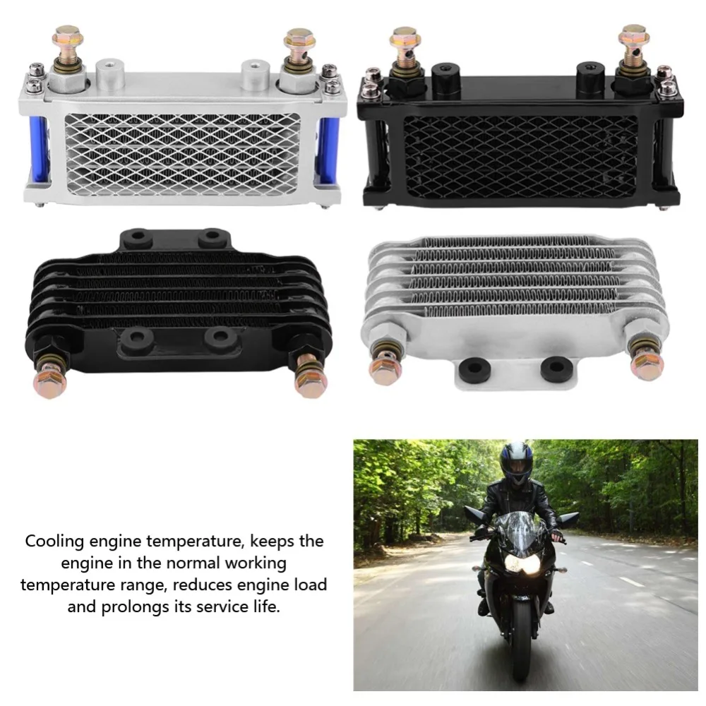 Масляный радиатор для мотоцикла, прочные детали, масляный радиатор для мотоцикла, масляный радиатор для охлаждения, комплект системы для Honda CB CG 100CC-250CC