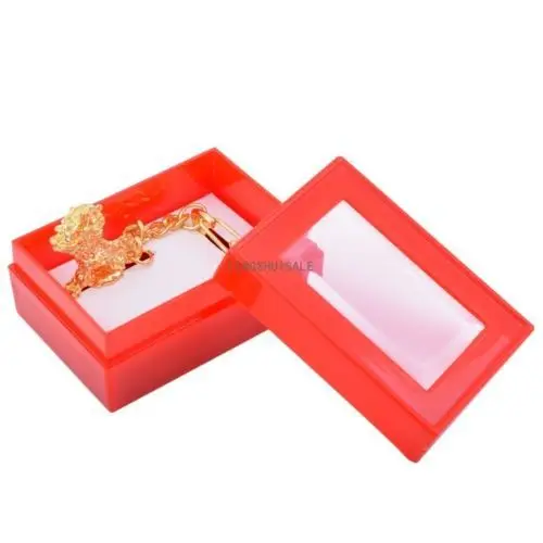 Фэн шуй продукт-золотой китайский узел w монета брелок с красной коробкой W1197