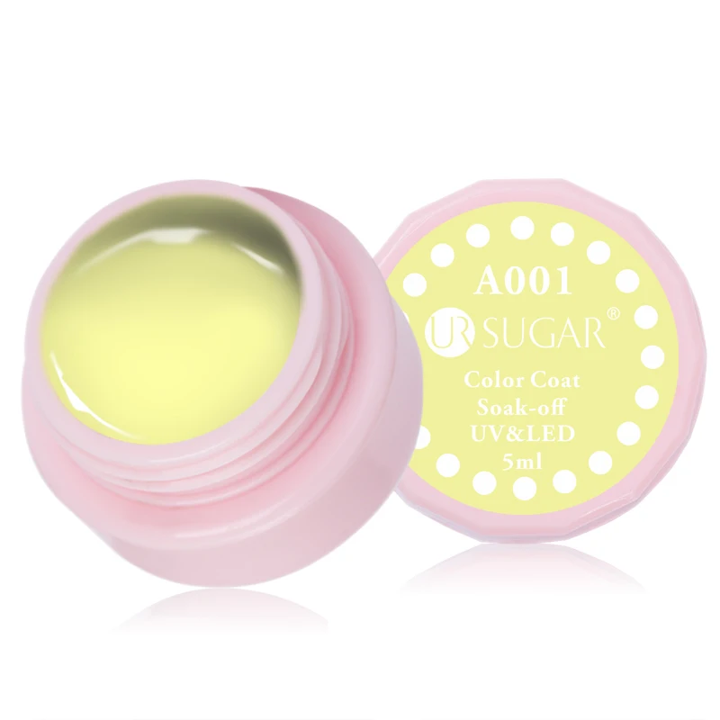 A001 Ur SUGAR, Одноцветный дизайн ногтей,,, впитываемый гель для краски, УФ светодиодный цветной лак для ногтей - Цвет: A001