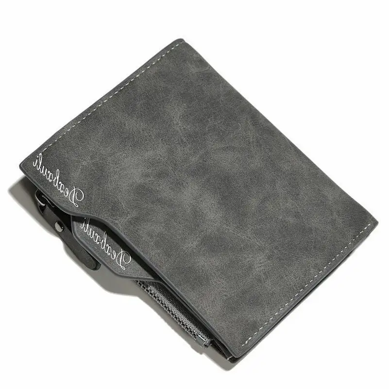 محفظة Carteira الغمد cartera portfel جلدية محافظ Carteiras Monedero هومبر Billeteras Monnaie أوم صغيرة رجل محفظة