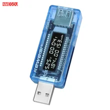 USB настенное зарядное устройство для путешествий, напряжение тока, тестер емкости телефонного кабеля для IPhone X XS Max samsung huawei power Bank Adapter