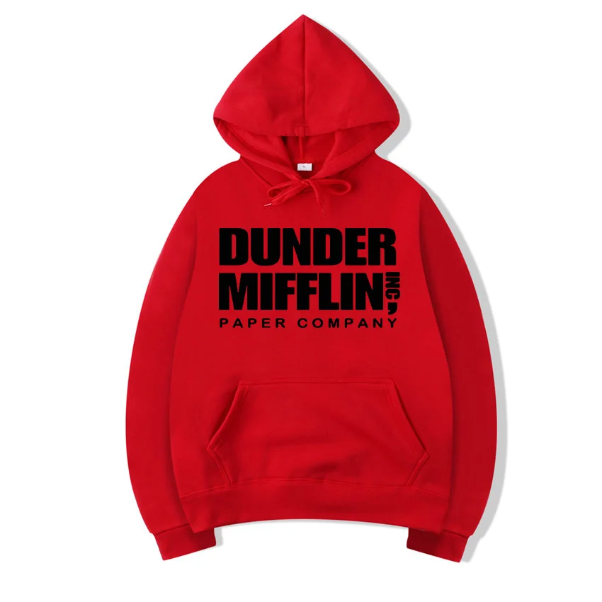 The Office Sweatshirt Men Woemn Fleece Hoodies Dunder Mifflin Paper Inc Hoodie Unisex Crewneck Moletom Feminino Hoody