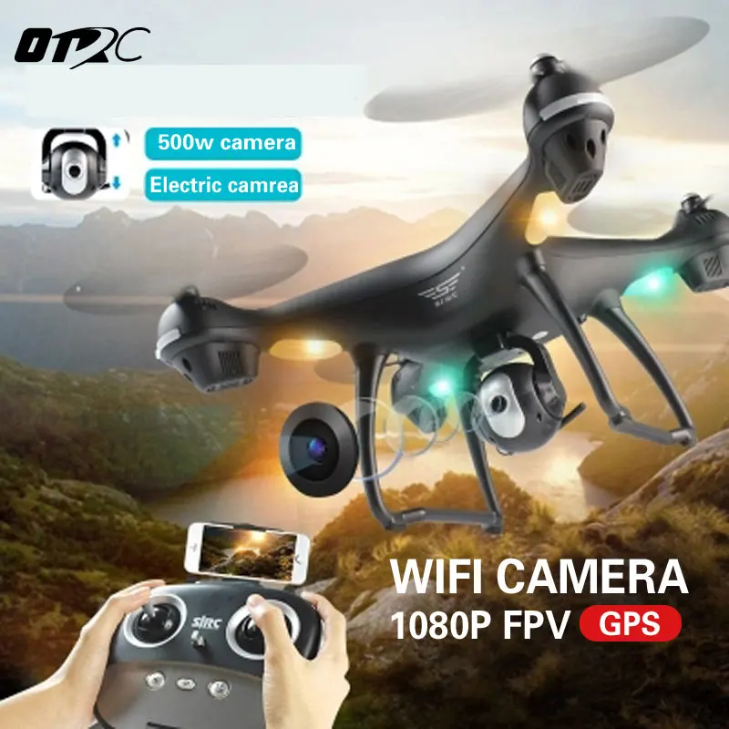 

Quadcopter Aircraft Drone 400m 1080P Dual GPS FPV Automatic Return WiFi FPV Real-Time One Key Take Off Premium Move Camera