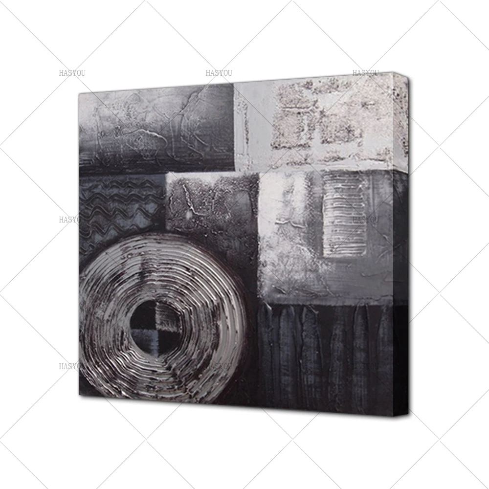 Cheap-Modern-Painting-Hand-Painted-Abstract-Black-and-White-Oil-Painting-Canvas-Art-Wall-Mural-Picture (5)