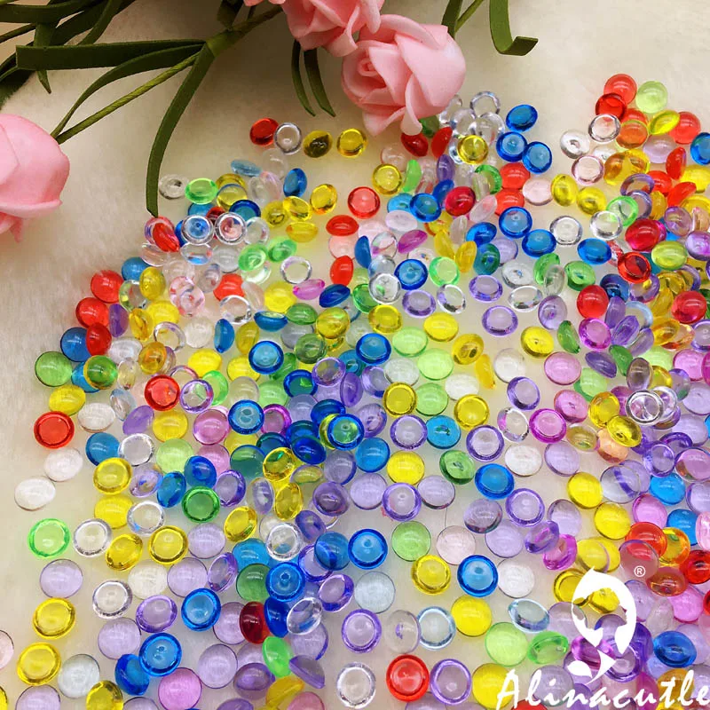 

40g 7mm round water drop bead flat back gems crystal acrylic gemstone Sequins Garment Clothing Sequins scrapbook shakes stone