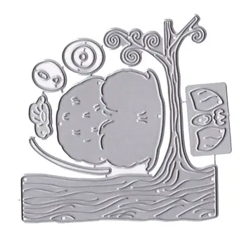 

Owl Metal Cutting Dies Stencil DIY Scrapbooking Album Stamp Paper Card Embossing Crafts Decor