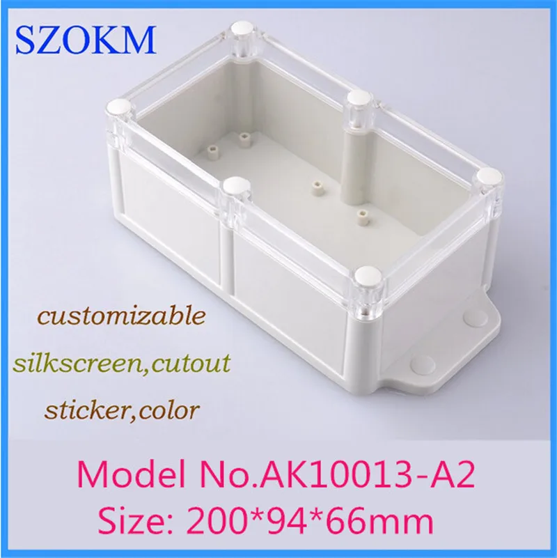 

electrical plastic enclosure waterproof junction box (1 pcs) 200*94*66mm plastic distribution project enclosure