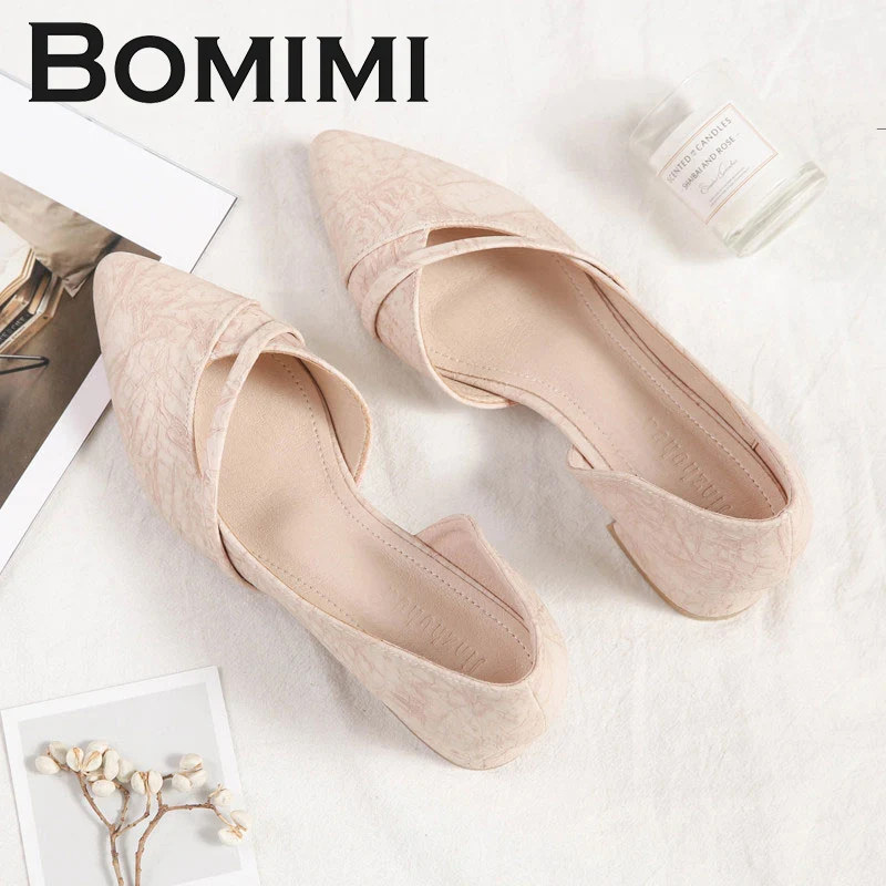 

BOMIMI Women Pumps Woman Dress Shoes OL office Ladies Shoes zapatos mujer Mid Heel Women Sandals Pump