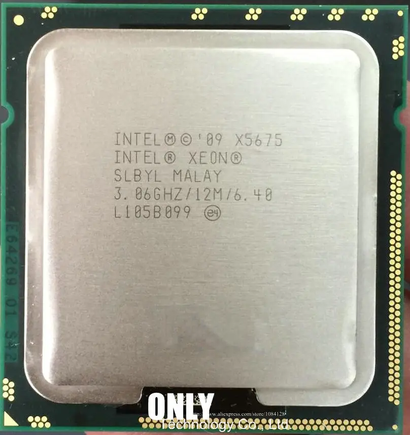 original Intel Xeon X5675 CPU processor /3.06GHz /LGA1366/12MB L3 95W Cache/Six Core/ server CPU cpu for gaming pc