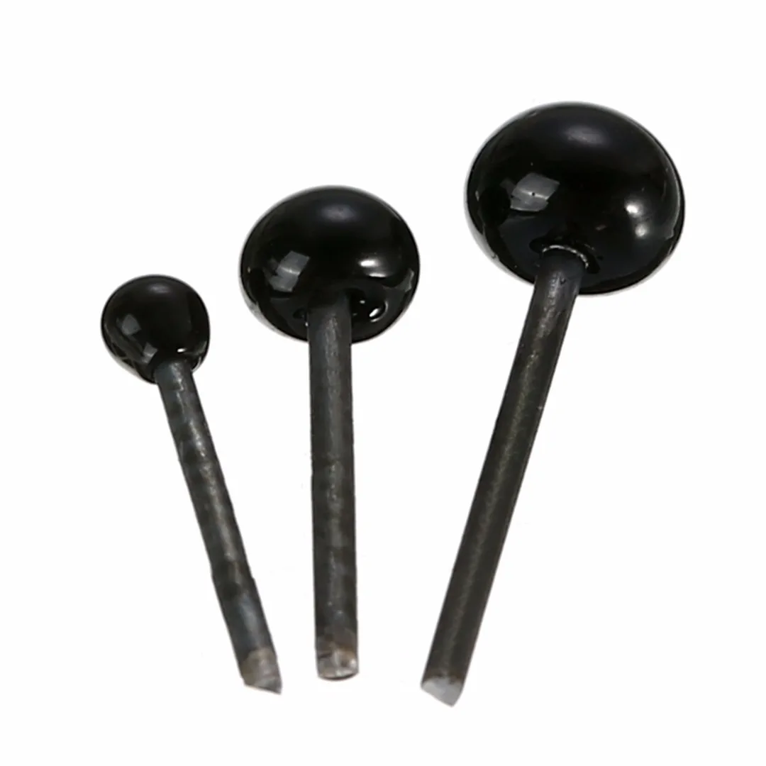 150Pairs/Box Doll's Eye Black Glass Safety Eyes for Felting Knitting Teddy Bear Dolls Plush Animal 2/3/4mm