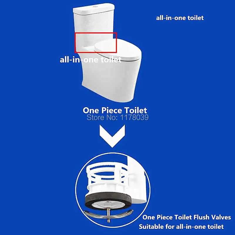 Все-в-одном сливные клапаны сливного бака для туалетной воды, 29 см цельные сливные клапаны для туалета, подходящие для резервуара для воды высотой 30-35 см, J17439