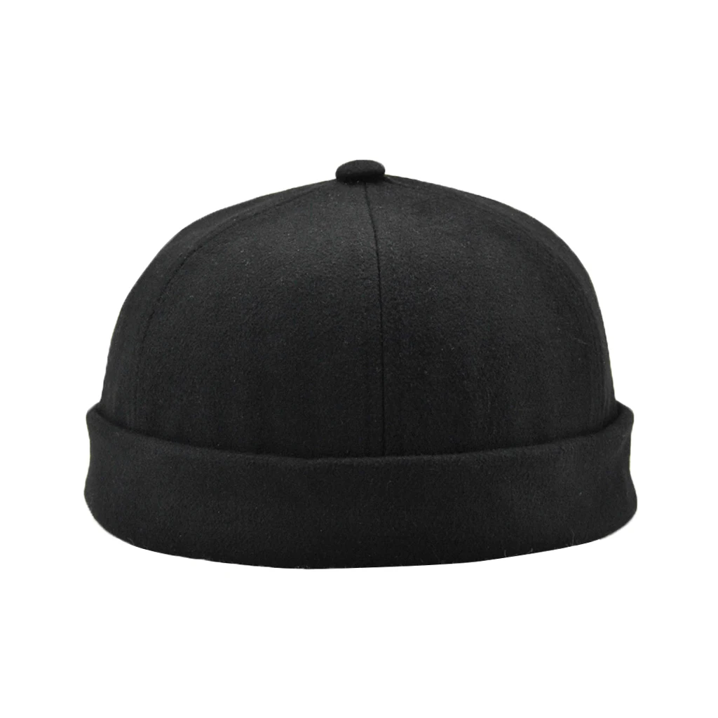 High Quality Men Woman Teens Skullcap Watch Cap Brimless Hook & Loop Cap sailor hat (5 colors) Adjustble Hat Accessories