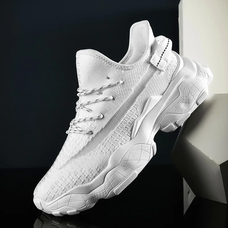 

Men Casual Shoes Running Shoes For Men Solf Rubber Flyknit Man Sneaker Trend Run Shoes Zapatillas Hombre Men Sports Shoes Light