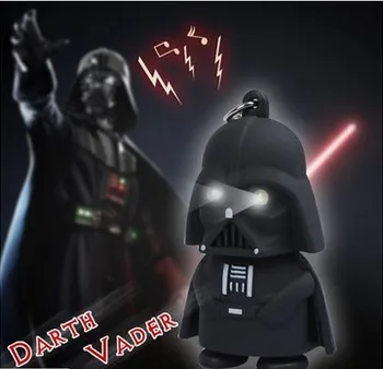 

LED Flashlight keychain Darth Vader star war keychains yoda keychains Anakin Skywalker figure keychains 30pcs/lot