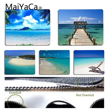 

MaiYaCa New Printed The beach High Speed New Mousepad Small Size Computer desktop Game Mouse Pad