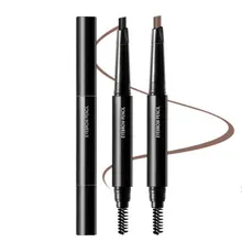 Лидер продаж длительный карандаш для бровей мягкая гладкая натуральный карандаш для бровей двойной головкой для бровей Enhancer с кисти