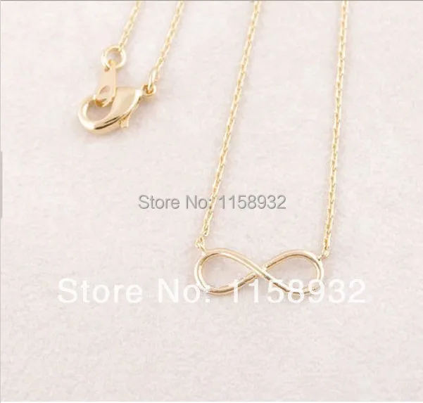 10 шт./партия ожерелье с подвеской|infinity necklace silver|necklace silverinfinity |