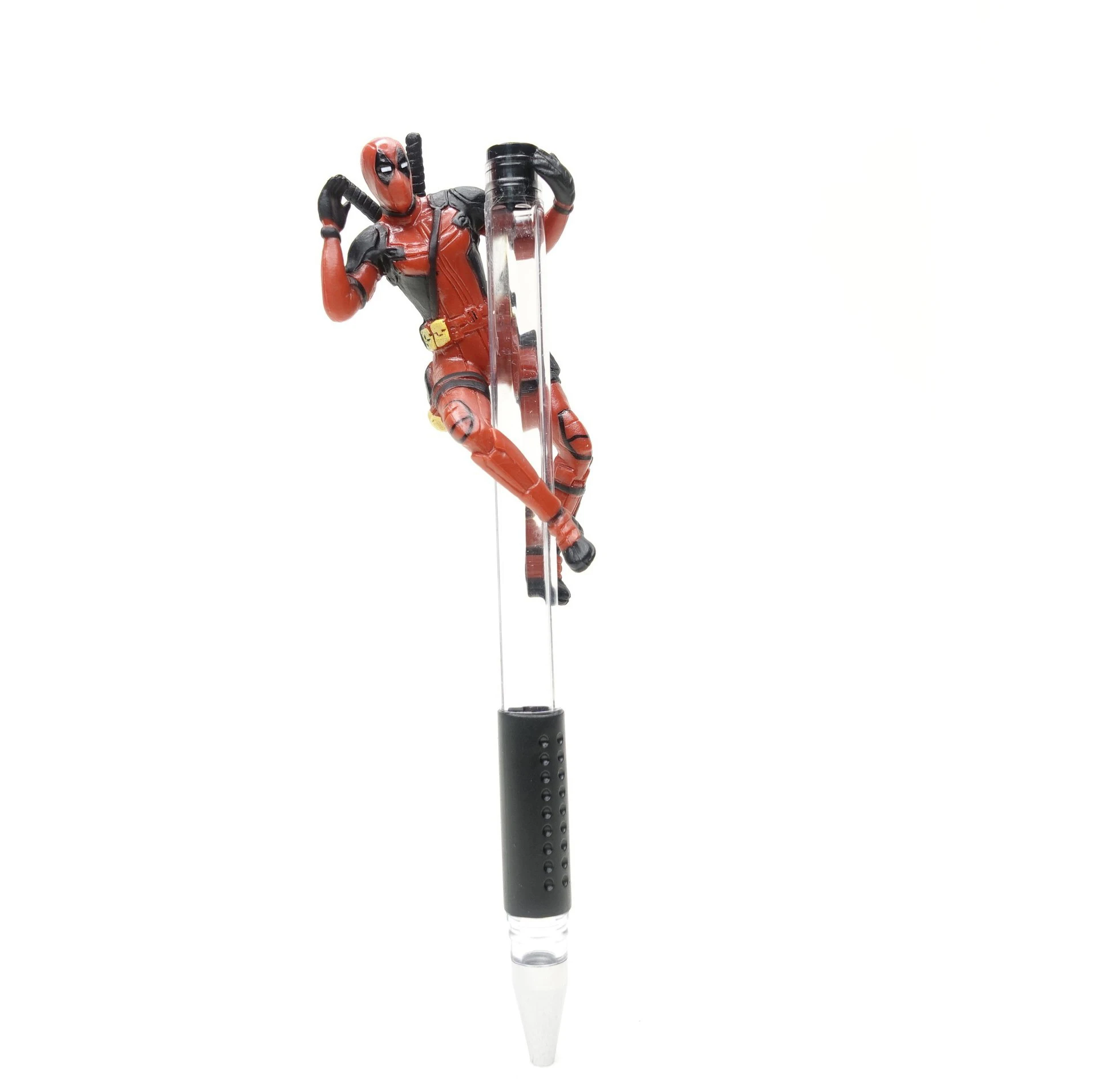 

4 Sign Funny Marvel Deadpool Pen Decoration Cute Figure Model Toys
