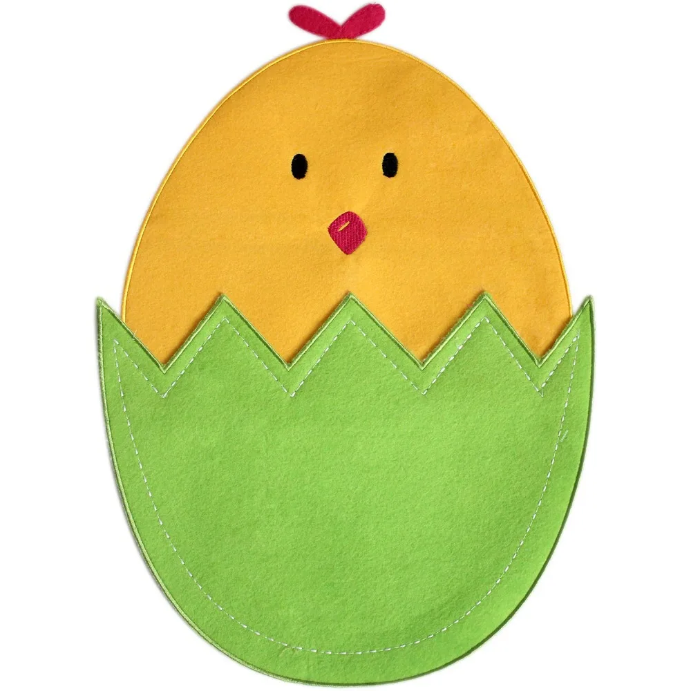 Free Shipping Easter Egg Design Cute Chicken Placemat Decoration Table