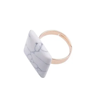 2017 Fashion classic fashion classic Natural white turquoise gold with a ring of men and women of the most love for Lover