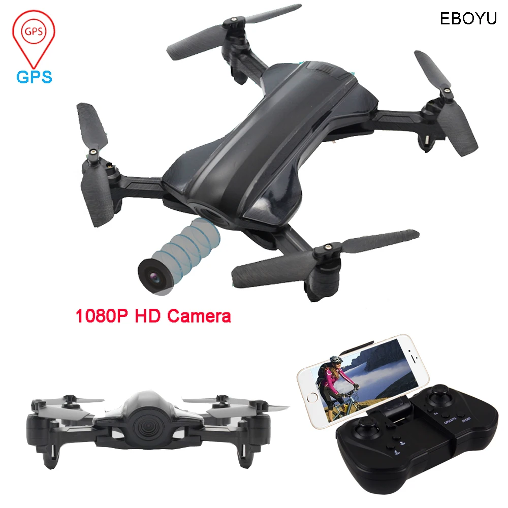 Квадрокоптер EBOYU K912 с GPS FPV 2 4G 4 оси складной HD камерой 1080P Wi-Fi RTF | Игрушки и хобби