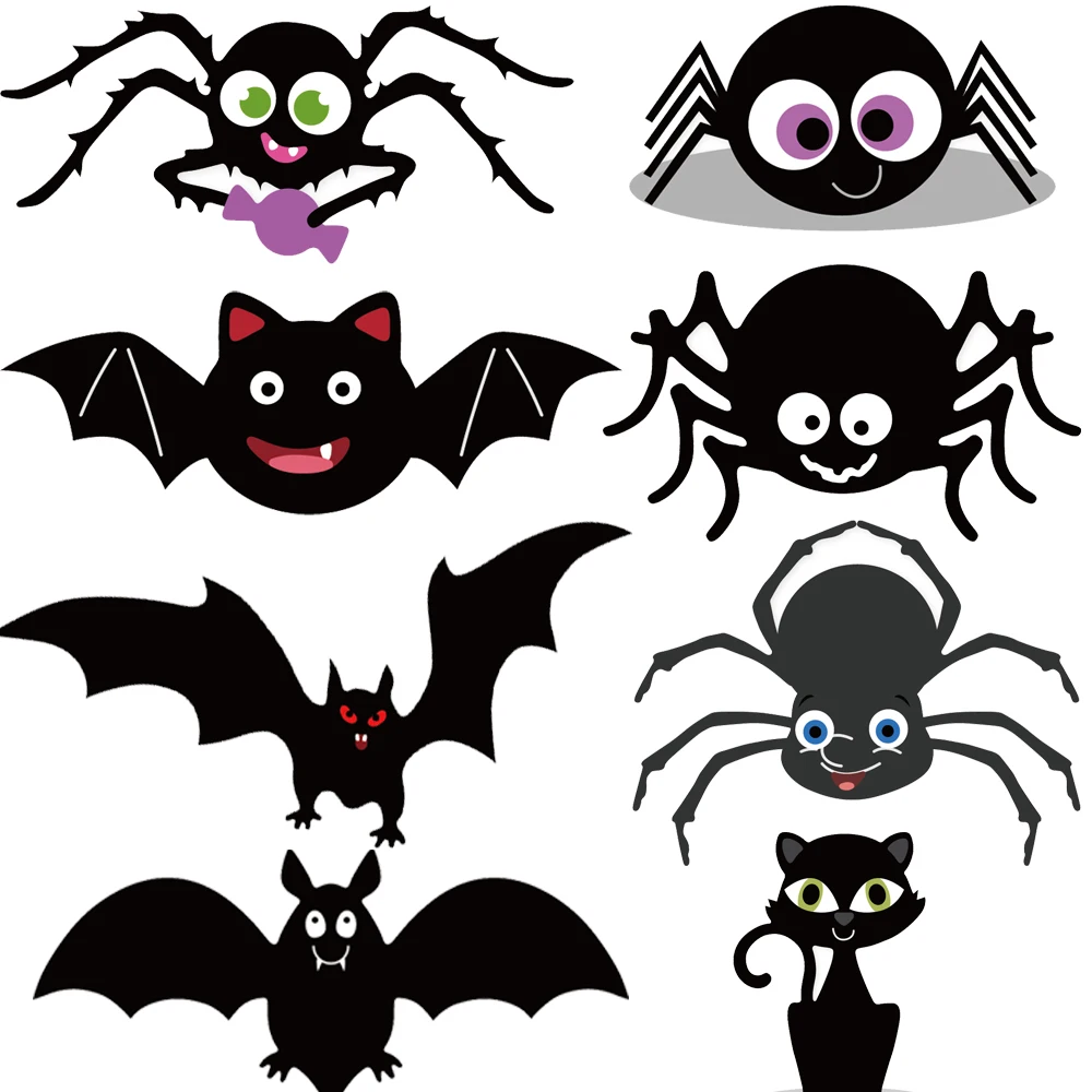 

Estel Halloween Bat Spider Metal Cutting Dies for DIY Scrapbooking Decoration Craft Die Cut Paper Card Making Stencil 2019 New