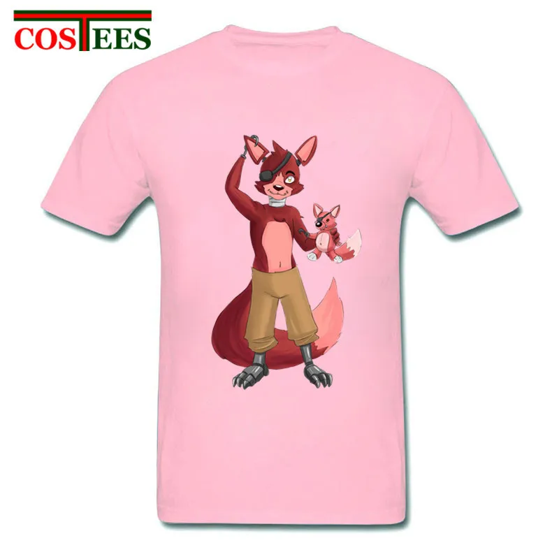 Милые футболки FNAF Foxy с плюшевой подкладкой женская и мужская футболка в стиле хип