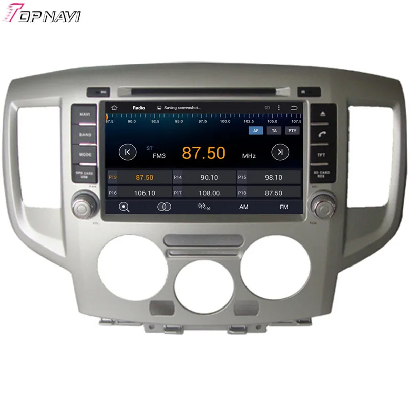 Topnavi 8 ''Octa core 4 ГБ Оперативная память Android 6.0 автомобиль Радио стерео GPS для Nissan NV200 2009-аудио dvd-плеер