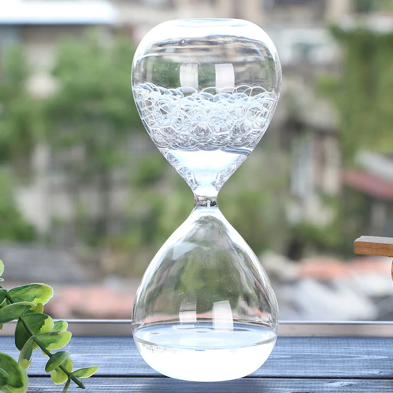 

Fashion Liquid Droplets Hourglass Count Down Timer Sand Clock Timing Art Decorative Sandglass Home Decorations