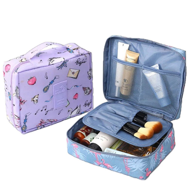 

XYLOBHDG Travel Cosmetic Bag Women Makeup Bags Toiletries Organizer Bag Waterproof Female Storage Make up Cases