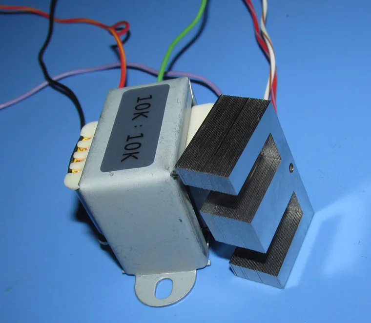 Permalloy 10 K: 10K трансформатор изоляции сигнала намотан на EI35